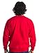 Ann Arbor T-shirt Co. Santa Claus Costume | Novelty Christmas Sweater, Holiday Crewneck Sweatshirt - (Crew,L) Red