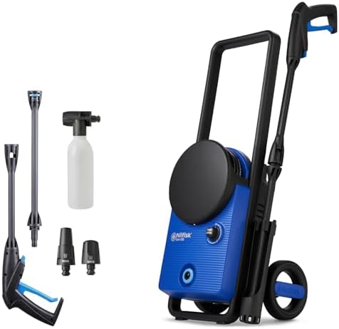 Nilfisk High Pressure Washer Core 130 Bars - Mini Limpador para Jardim e Carros (1500 W)