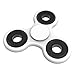 Fidget hand spinner toy Premium Bearing High Speed Perfect For ADD, ADHD, Anxiety, and Autism Adult Children(White)