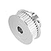 uxcell Aluminum 40 Teeth 5mm Bore 2mm Pitch Timing Belt Pulley