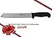 ICEL Cutlery 8-inch wavy edge Bread Slicer knife. NSF Approved, Black Handle
