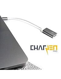 Certified charjenpro premum adaptador USB C a HDMI: 4 K  60Hz salida de vídeo para MacBook, MacBook Pro, Samsung S8, Chromebook, Dell, y otros dispositivos USB Type C (Espacio Gris)