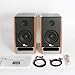 1byone Belt Drive 3 Speed Stereo Turntable with Built in Speakers, Natural Wood