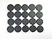 Hedral Value Pack of 20-25MM Round Black Light Infantry Miniature Model Bases for Tabletop or Miniature Wargames