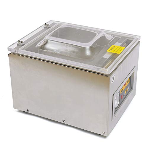 Profi Vakuumierer Vakuumiergerät 22” Edelstahl Vakuumiermaschine Vakuumiergerät Paket Automatisch Vakuumierer Doppelte… – Bild 3