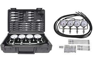 ALPHA MOTO Motorcycle Vacuum Carburetor Synchronizer Synchronization Synchronize Carb Sync Gauge Compatible with CB KZ GS XS 550 650 750 850 900 Video Demo Made in Taiwan