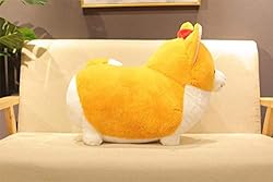 Cartoon Corgi Dog Soft Plush Throw Pillow Animal