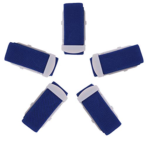 Medicook Tourniquet, 5-Pack Blue Emergency Professional Adjustable Elastic Medical Hemostatic Blood First Aid Quick Release Torniquete with Buckle