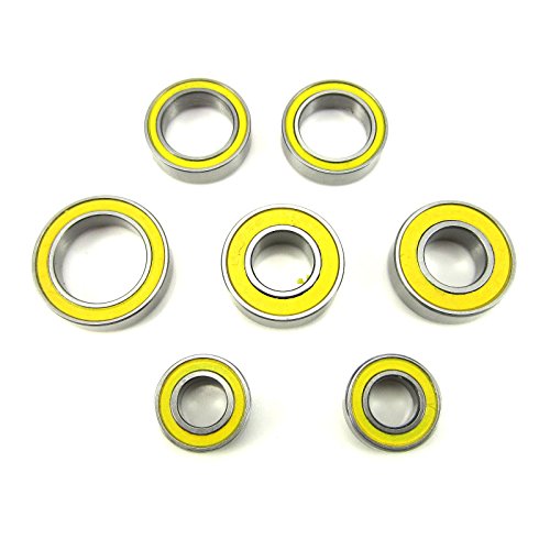 Traxxas VXL 4x4 Slash, Stampede, Front & Rear Diff Bearing Set YE (7)