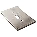 Franklin Brass 64932 Concave Single Toggle Switch Wall Plate / Switch Plate / Cover, Satin Nickel