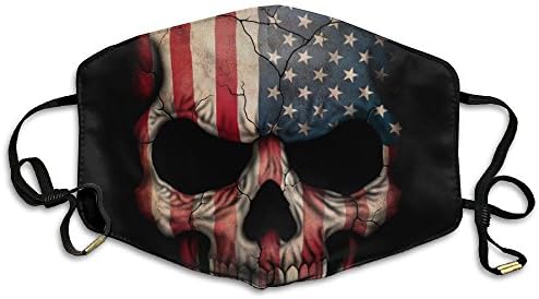 Adult Anti Dust American Flag Skull Anti Pollution Masks
