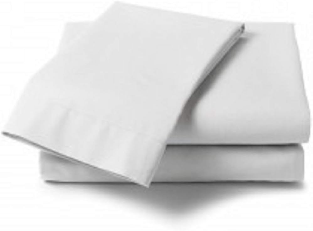 Extra Large White, 100% Cotton Pillowcase Pair 22" x 31", 22 x 31 Inches