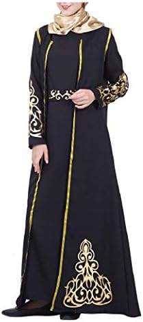 Energy Women's Middle East Classics Gown Muslim Two Piece Dress Overcoat