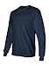 Gildan 2400 - Classic Fit Adult Long Sleeve T-shirt Ultra Cotton - First Quality - Navy - Large