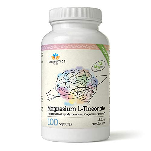 Magnesium L Threonate (Magtein) 100 Capsules 2,000 mg NonGMO