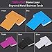 50Pcs Sublimation Metal Business Cards,Engraved Metal Business Cards Sublimation Blanks 3.4x2.1in Thicknes(Black)