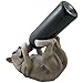 Drinking Pit Bull Wine Bottle Holder Statue in Decorative Home Bar Decor Pet Sculptures & Pitbull Figurines, Wine Racks and Stands and Collectible Gifts for Dog Lovers