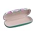 Beautyflier Pack of 2 Fruit Print Hard Shell Frame Glasses Case Eyeglasses Storage Box Reading Glasses Protector Container (Watermelon & Pear)