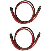 LOT OF 2 Workman TP-10 2-Pin 24" Polarized Quick Disconnect CB Radio Power Cord