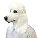 Off the Wall Toys Standard Poodle Mask Dog Halloween Costume Face Mask Kennel Club (White)