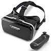 DLseego VR Headset Compatible with iPhone & Android Phone, Remote Controller 3D Glasses Goggles HD Virtual Reality…