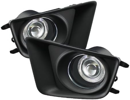 Jdragon for 2012-2015 Toyota Tacoma Halo Projector Fog Lights with Switch/Harness/Relay/Wiring
