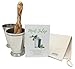 Mint Julep Cocktail Essential Tool Kit - (2) 12oz Cups, Lewis Bag, Muddler/Mallet and Recipe Card (5 items)