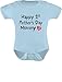 Tstars Happy First Mothers Day Mommy Blue Infant Bodysuit One Piece Onesie Mothers Day Baby Boy Outfit - Great Gift for a New Mom - 6 Months
