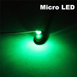 25pcs Pre-soldered Micro Litz Wired Leads Green SMD