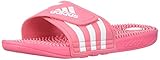 adidas Performance Women's Adissage W Slide Sandal, chalk Pink/White/chalk Pink, 8 M US