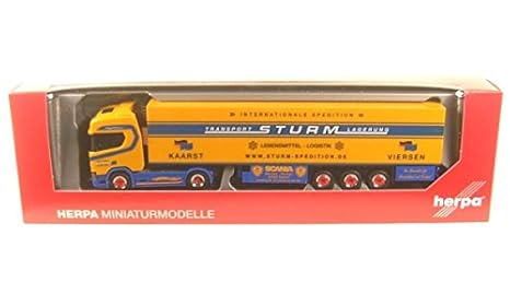 Herpa 307826 Scania CR 20 HD Nevera maletín de sillín Tren ...