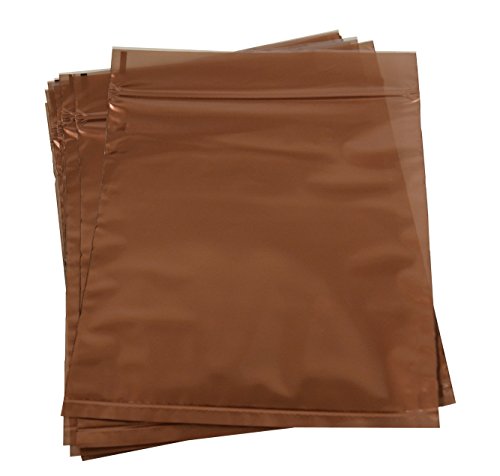 10 Pack 6" x 6" Anti-Tarnish Locking Bags Jewelry Silver Brass Copper Metal Bronze Precious Metal Sealable Storage Bag Set