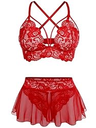 GIEAUAU Sexy Lingerie for Women Crotchless Lingerie