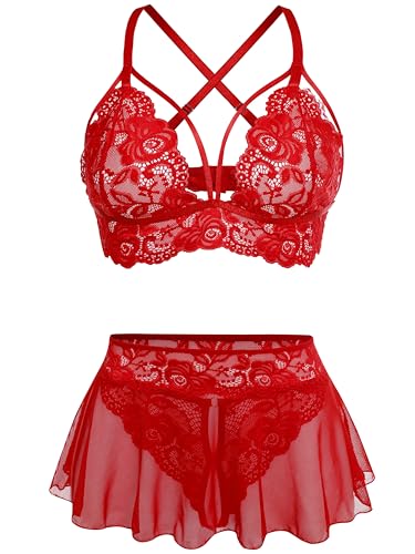 GIEAUAU Sexy Lingerie for Women Crotchless Lingerie