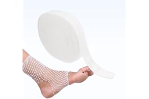MEDISS Fix Elastic Net Tubular Support Bandage - Surgical Wound Dressing, Medical Cotton Stockinette, 10 Yards Long, Breathable & Soft (Size 6)
