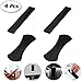 Multi Purpose Sticky Gel Pads, Phone Holder Nano Mat, Rubber Pad Sticker, Reusable Folding Gel Pad, Mobile Phone Holder Sticky Anti-Slip Stick to Anywhere (4 Pack)
