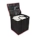 NORTHCAPTAIN Heavy Duty 600D Polyester Waterproof Portable Toilet Storage Bag, Fits Standard 5.3 Gallons Portable Toilet, RV Toilet, Washable, Black