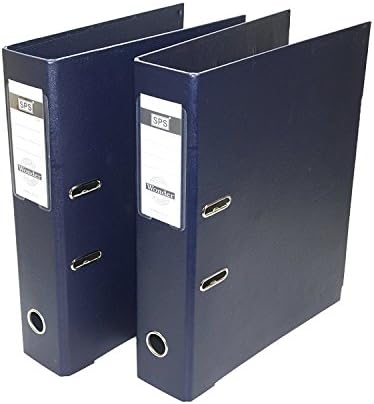 RangTeq 2 Pack Box File, Polymer Elite Executive/Corporate Series Fc Lever Arch File - Dark Blue