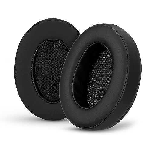 Brainwavz Replacement Earpads for ATH M50X, M50BT, Steelseries Arctis, Pro Wireless & Stealth 600, HyperX Cloud, AKG, SHURE, Philips & Many More Headphones, Memory Foam Ear Pad Cushions, Black Oval