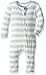 KicKee Pants Print Coverall with Snaps (3-6 Months, Pond Stripe)