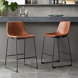 Sweetcrispy Counter Height Bar Stools Set of