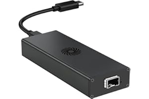 Lidkew USB4 Type C to SFP+ 10G Network Card with Intel JHL6340 Chip & 82599EN 10G Optical Port,Compatible with Thunderbolt 3/