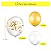 ANYI16 Gold OH BAbY Letter Balloons(16 Inch), Mylar Foil Letter Balloons for Baby Girl Boy Shower Decorations Backdrop