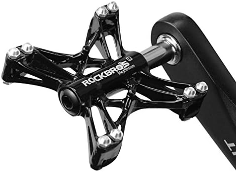 RockBros Bicycle Pedals CNC 3 Sealed Bearing 9/16" Ultralight Anti-slip Magnesium Alloy Bike Pedals