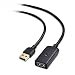 Cable Matters Active USB Extension Cable (Active USB Extender Cable, USB Cable Male to Female) 10M, 32.8 Feet for Webcam, Oculus Sensor, HTC Vive Link Box, Xbox Kinect, Playstation Camera and More primary