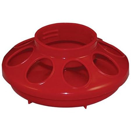 Harris Farms Screw On Poultry Feeder Plastic Quart Jar Feeding