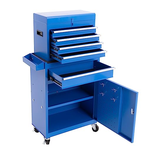 WAYTRIM Tool Chest, 5Drawer Rolling Removable Tool Box with