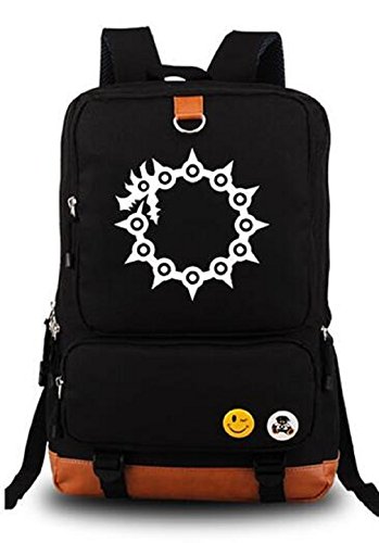 YOYOSHome Luminous Anime The Seven Deadly Sins Cosplay Bookbag College Bag Backpack School Bag