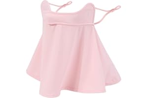 WRELS UPF 50+ Unisex Breathable Cooling Face Cover Sun UV Protection Earloop Neck Gaiter Scarf for Summer Outdoor Activities