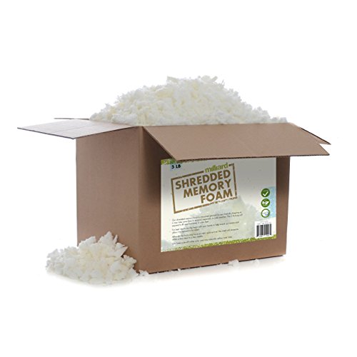 Milliard shredded memory foam: (5 pounds) refill for pi…